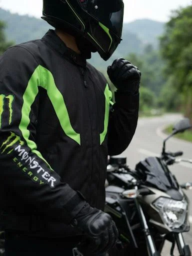 2DA SELECCION CHAQUETA MOSNTER CORTA NEGRA/NEON