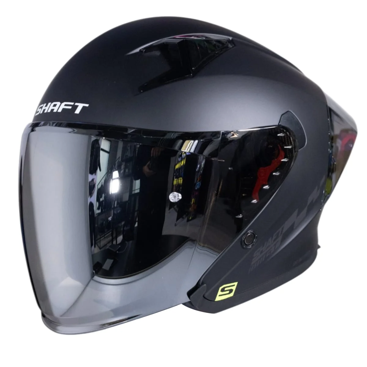 CASCO MOTO SHAFT 226 GT SOLID N.M SL ABIERTO
