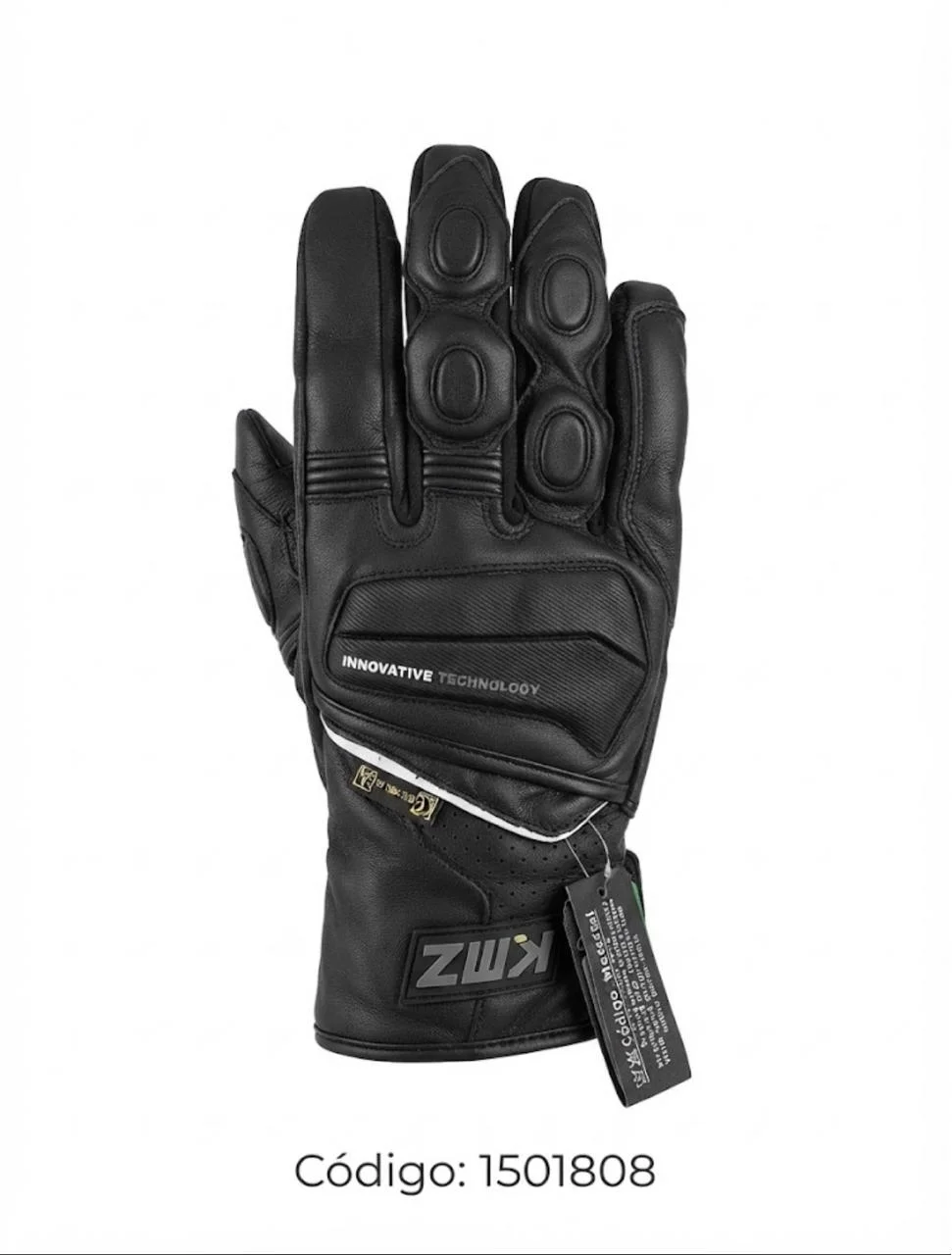 GUANTE KMZ COMBO NEGRO TALLA L