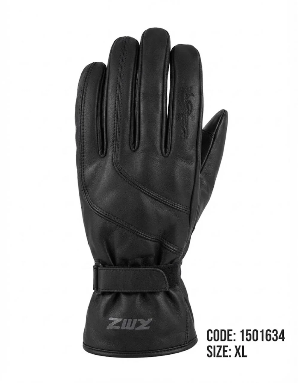 GUANTE KMZ LARGO NEGRO MOD SUEZ T/XL