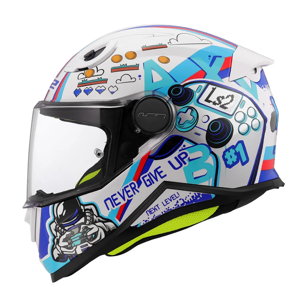 CASCO LS2 FF812 KIDS NEXT LEVEL BLANCO