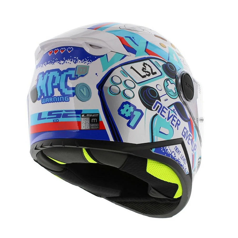 CASCO LS2 FF812 KIDS NEXT LEVEL BLANCO
