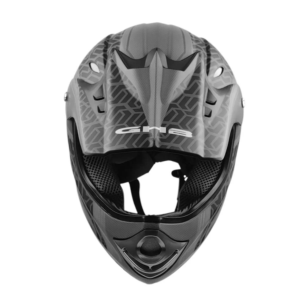 CASCO NIÑO GHB 818 DOT GRID NEGRO GRIS MATE