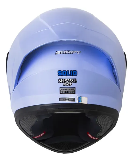 CASCO SHAFT 526SP EVO SOLID AZ.B AZ VISOR AZUL
