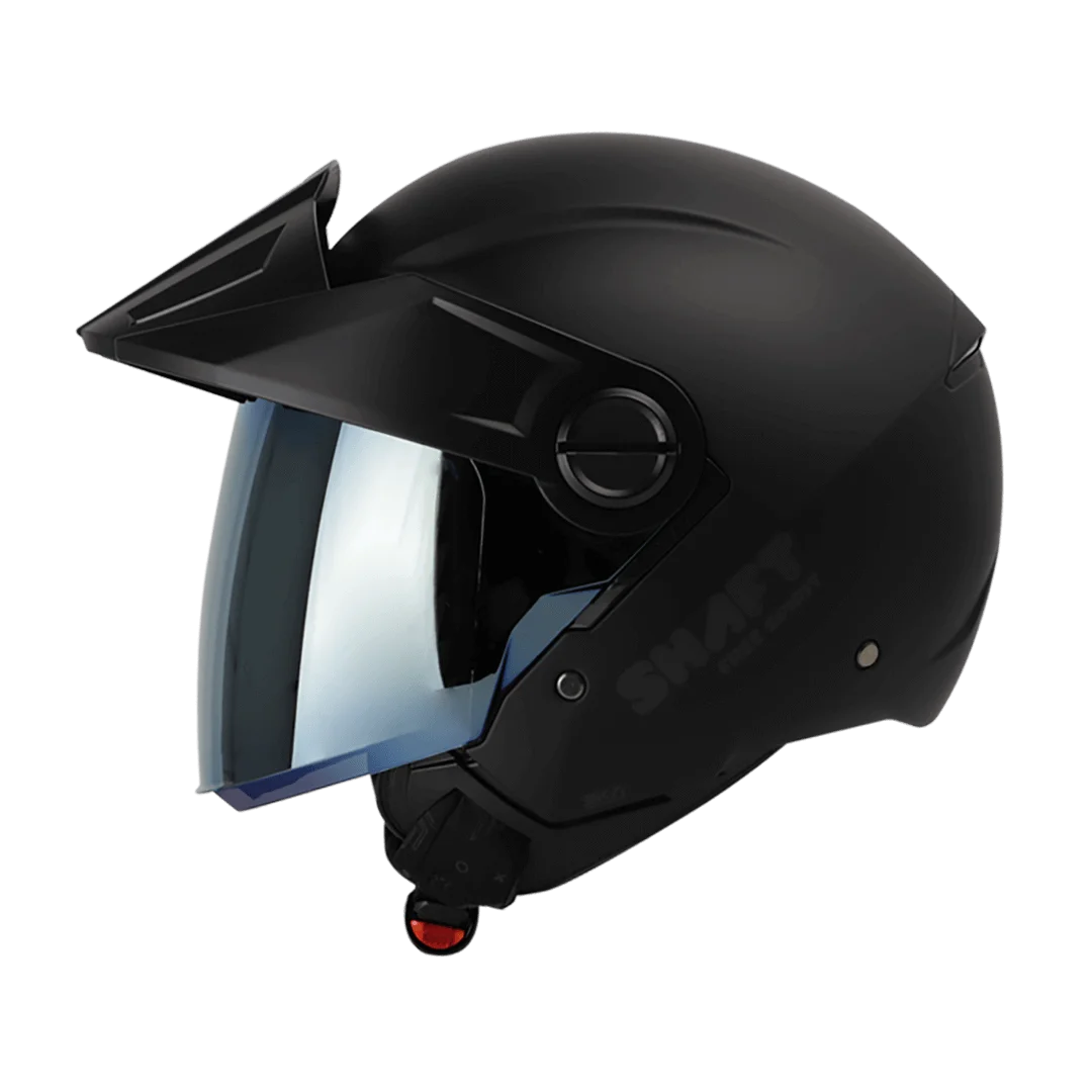 CASCO SHAFT 212 SOLID NEGRO MATE GR.OS ABIERTO JET