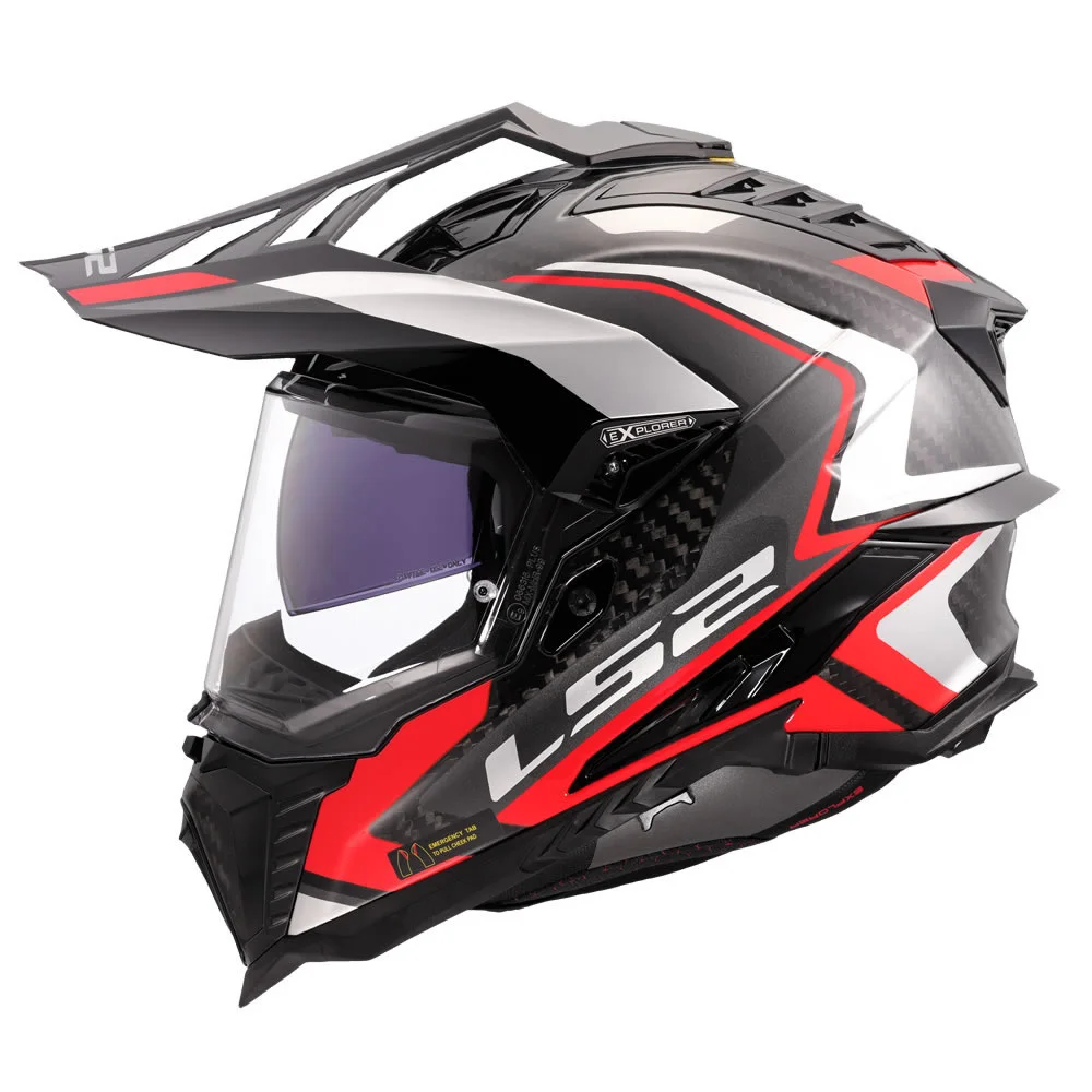 CASCO LS2 MX701 EXPLORER C FRONTIER II ROJO MATE