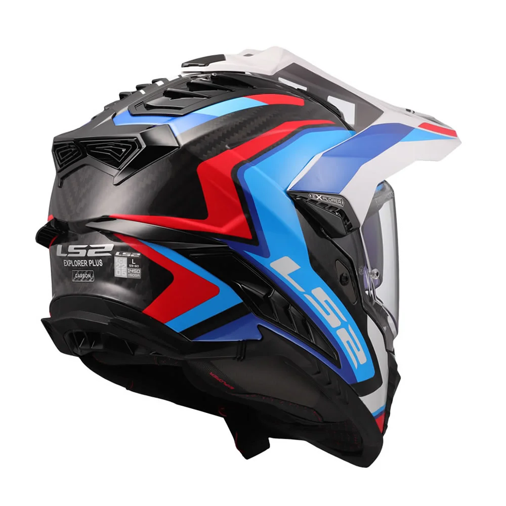 CASCO LS2 MX701 EXPLORER C FRONTIER II BLANCO AZUL