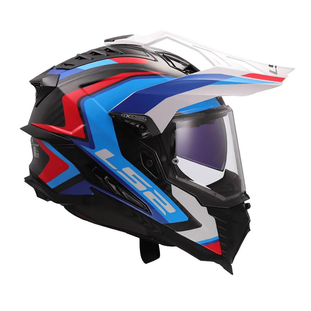 CASCO LS2 MX701 EXPLORER C FRONTIER II BLANCO AZUL