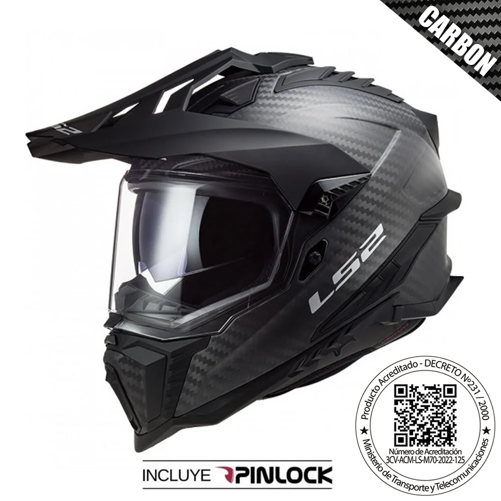 CASCO LS2 MX701C EXPLORER CARBON MATTE