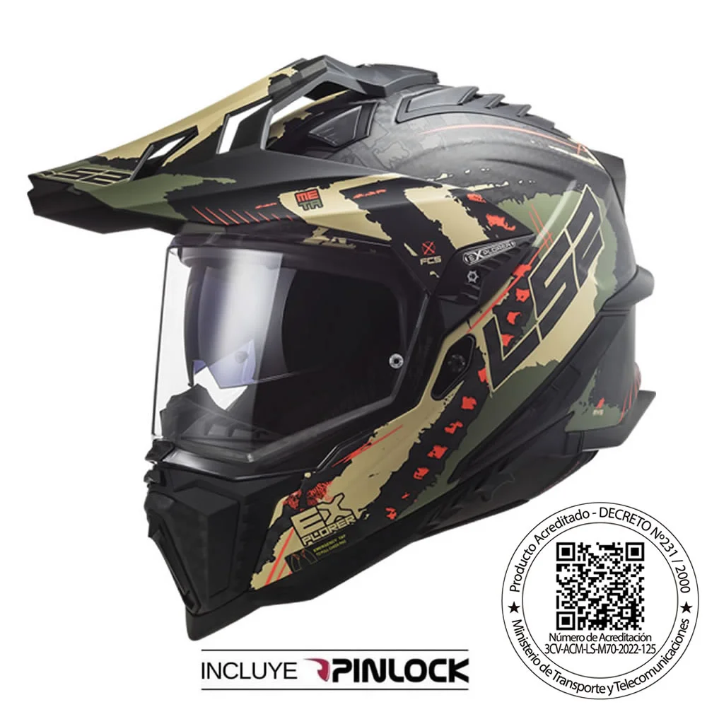 CASCO LS2 MX701 EXPLORER C EXTEND VER MILIT MAT