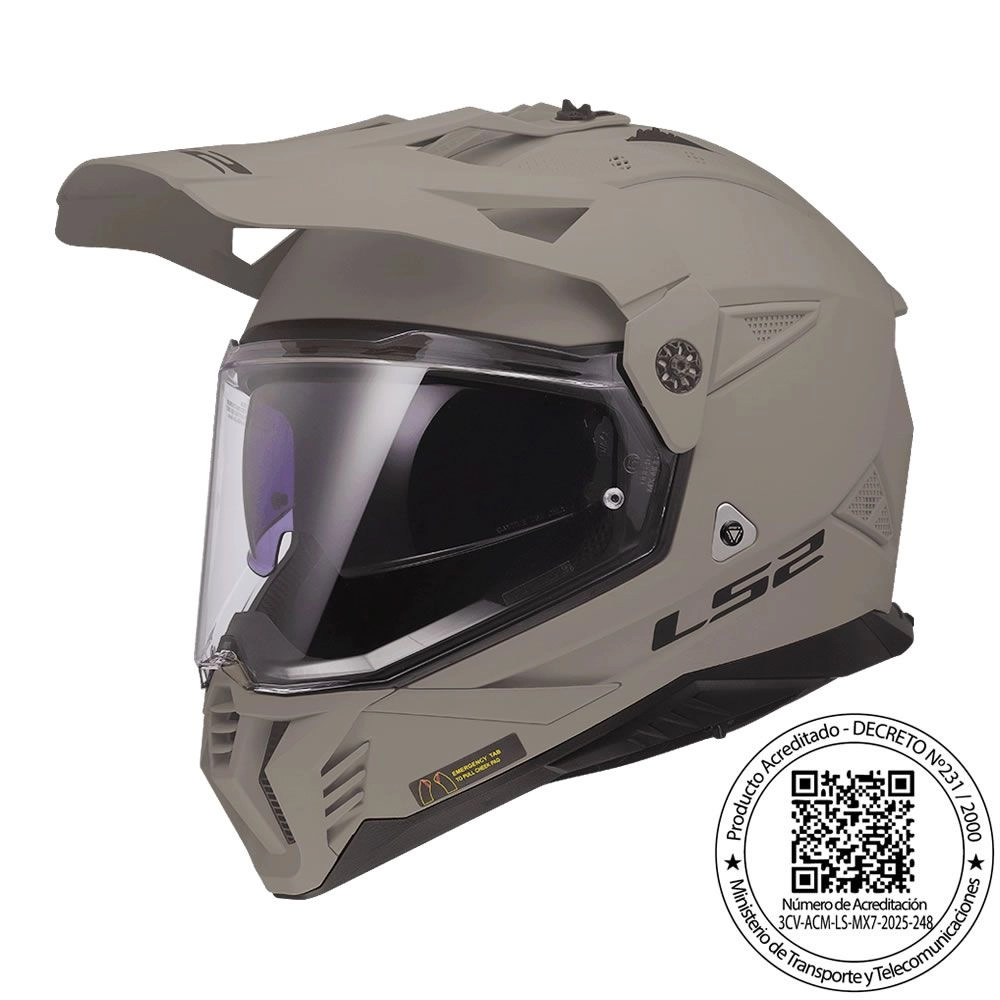 CASCO LS2 MX702 PIONEER II OLIVA MATE