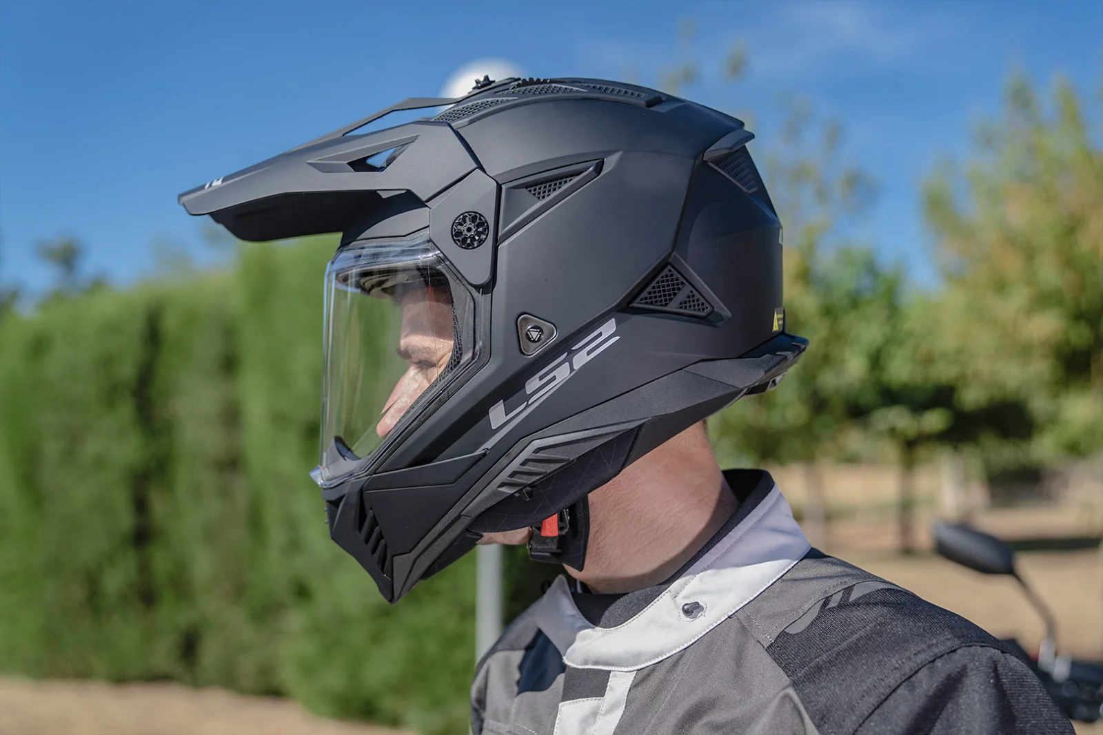 CASCO LS2 MX702 PIONEER II OLIVA MATE