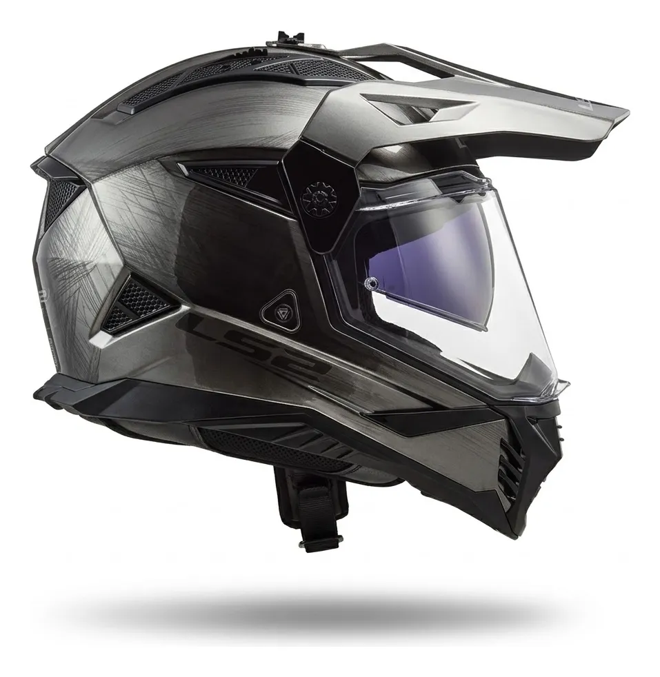 CASCO LS2 MX702 PIONEER II JEANS TITANIO