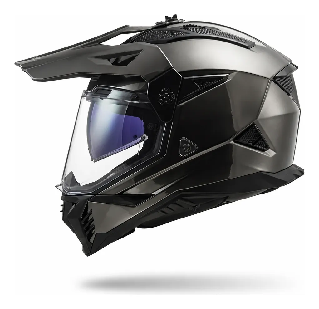 CASCO LS2 MX702 PIONEER II JEANS TITANIO