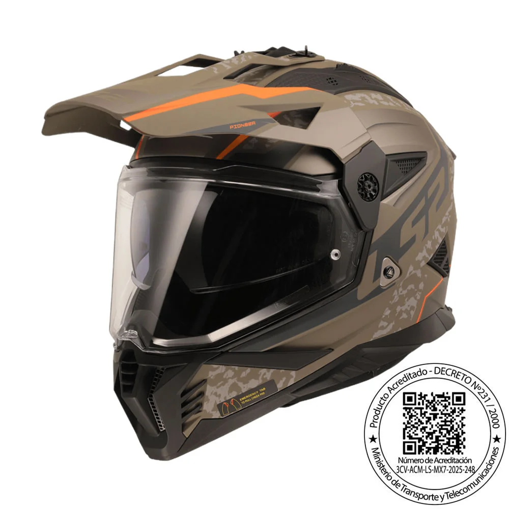 CASCO LS2 MX702 PIONEER II DEVOR ARENA MATE