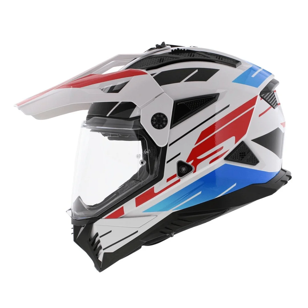 CASCO LS2 MX702 PIONEER II NAMIB BLANCO AZUL ROJO