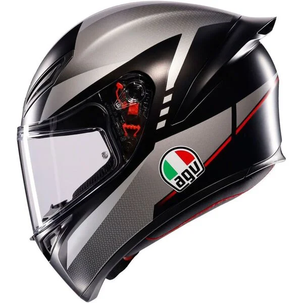 CASCO AGV K1 S LAP NEGRO/GRIS/ROJO