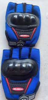 GUANTE KNIGHTOOO SIN DEDOS AZUL