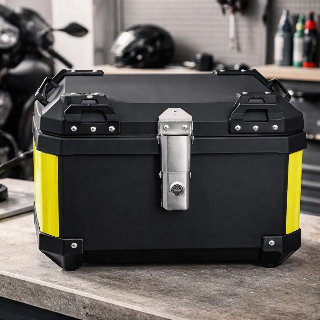 MALETA TOPCASE P/MOTO PVC 45 LITROS