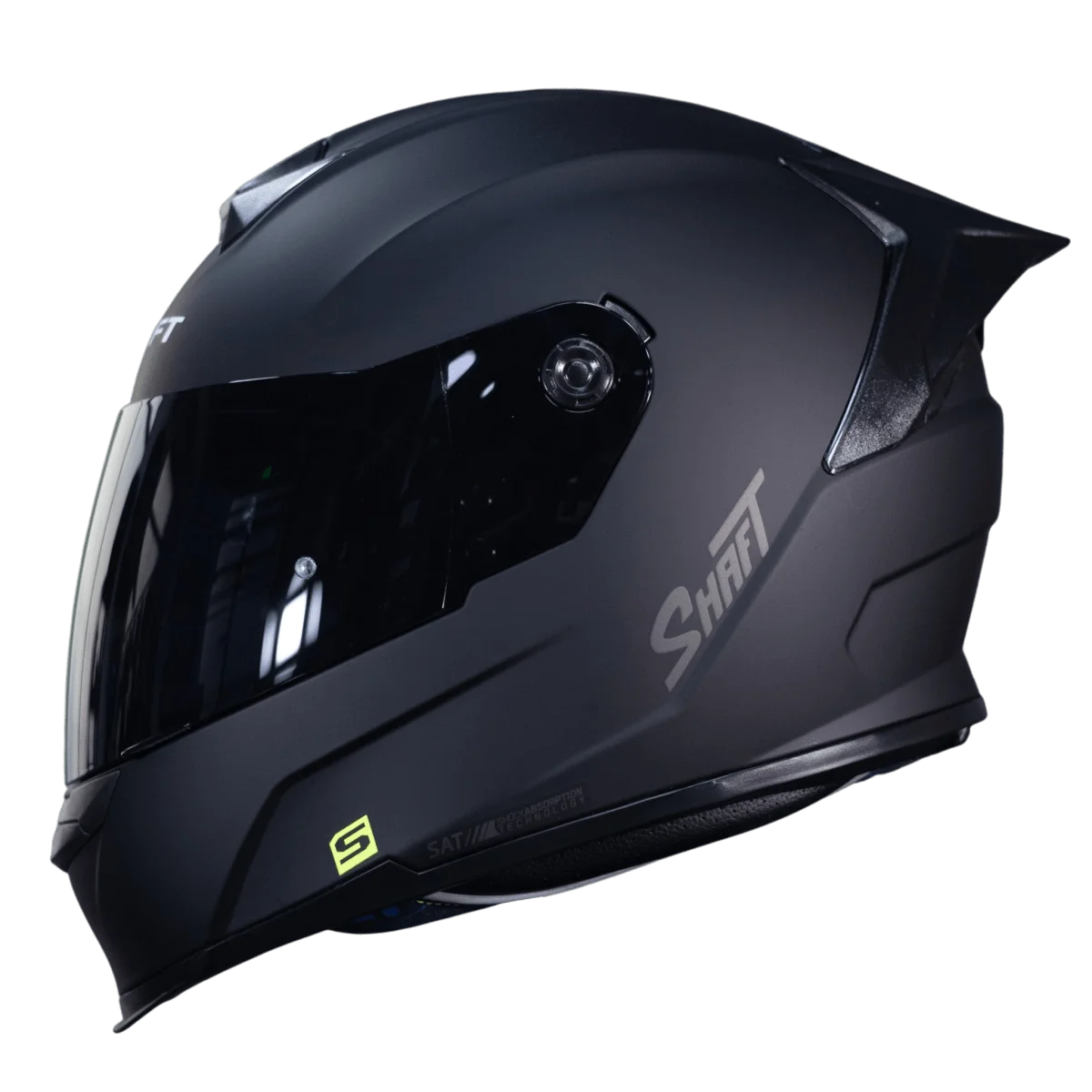 CASCO SHAFT SH-502 SP SOLID NEGRO GRIS VISOR NEGRO