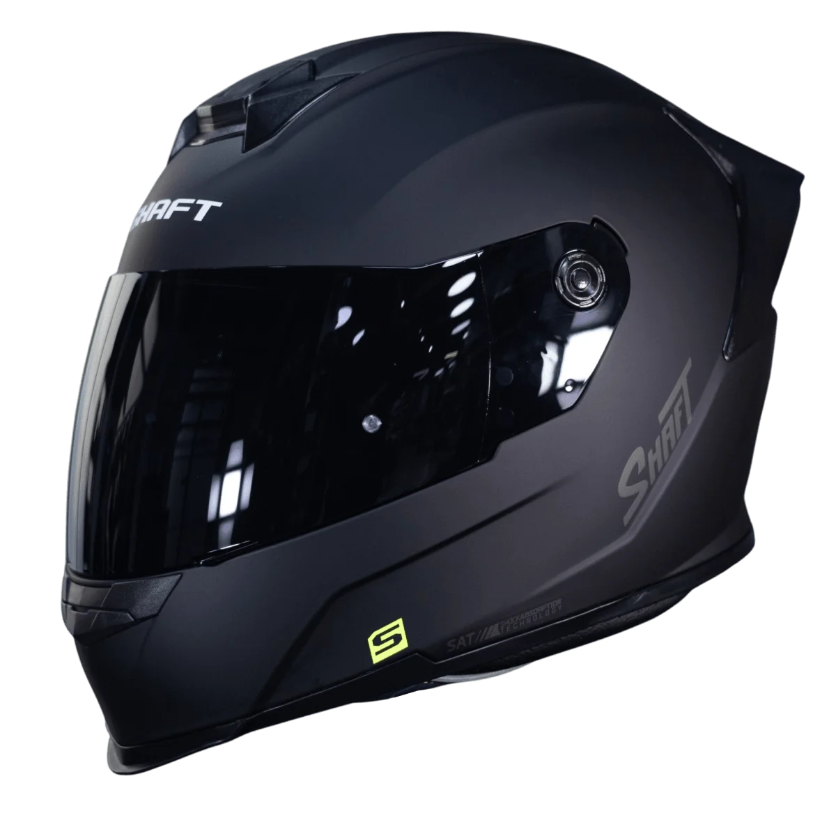 CASCO SHAFT SH-502 SP SOLID NEGRO GRIS VISOR NEGRO