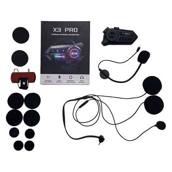 MANOS LIBRES P/CASCOS INTERCOM BLUETOOTH X3 PRO