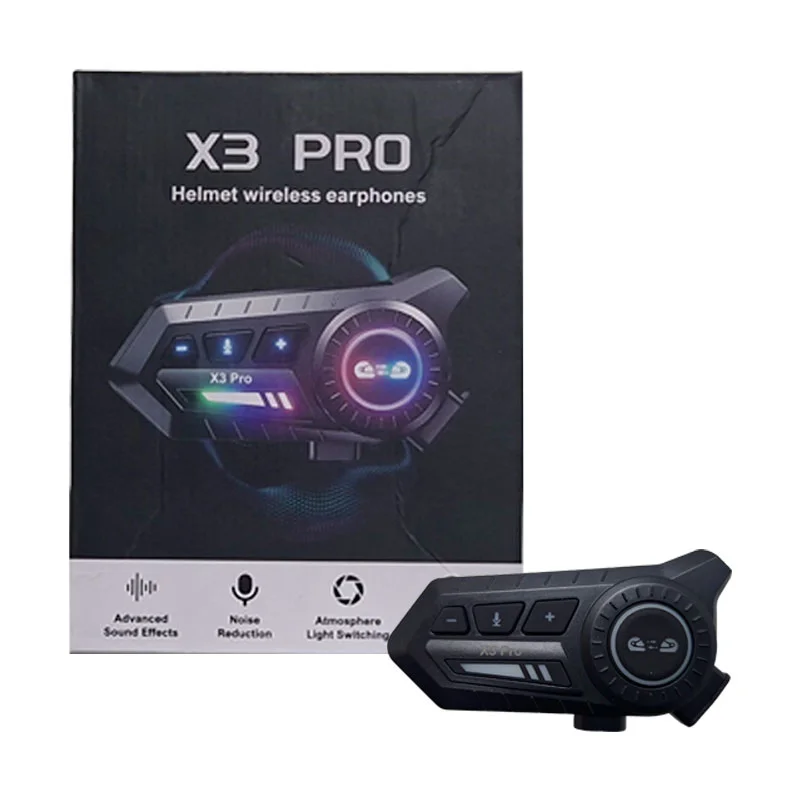MANOS LIBRES P/CASCOS INTERCOM BLUETOOTH X3 PRO