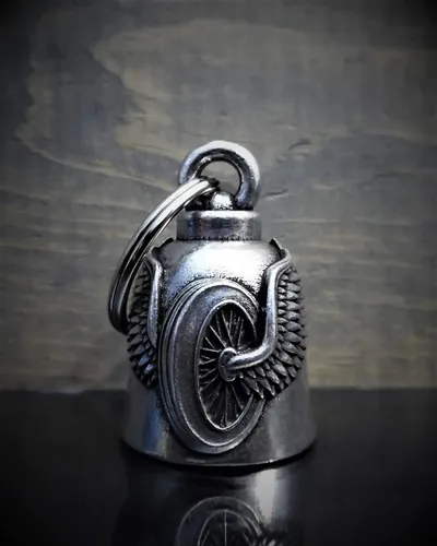 CAMPANA MOTOQUERA AMULETO RUEDA ALAS