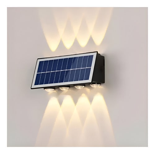 08056 APLIQUE SOLAR 12 LED T/LUPA FRIA/CALIDO