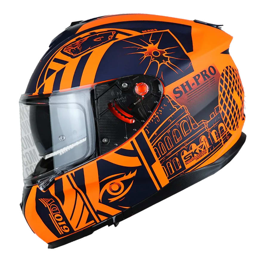 CASCO SHAFT PRO 610DV TOUR NEGRO NARANJO