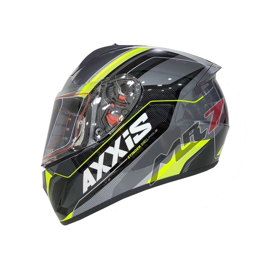 CASCO AXXIS STINGER POLE NEGRO ANTRACITA AMARILLO