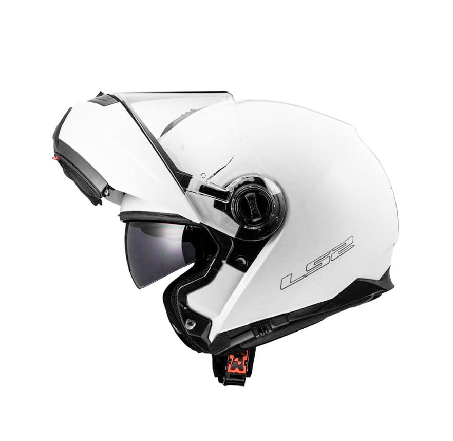 CASCO LS2 FF 325 STROBE FULL BLANCO BRILLO