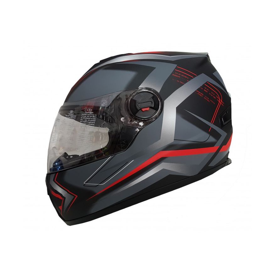 CASCO AREX MR 807 JYH NEGRO TITANIO ROJO