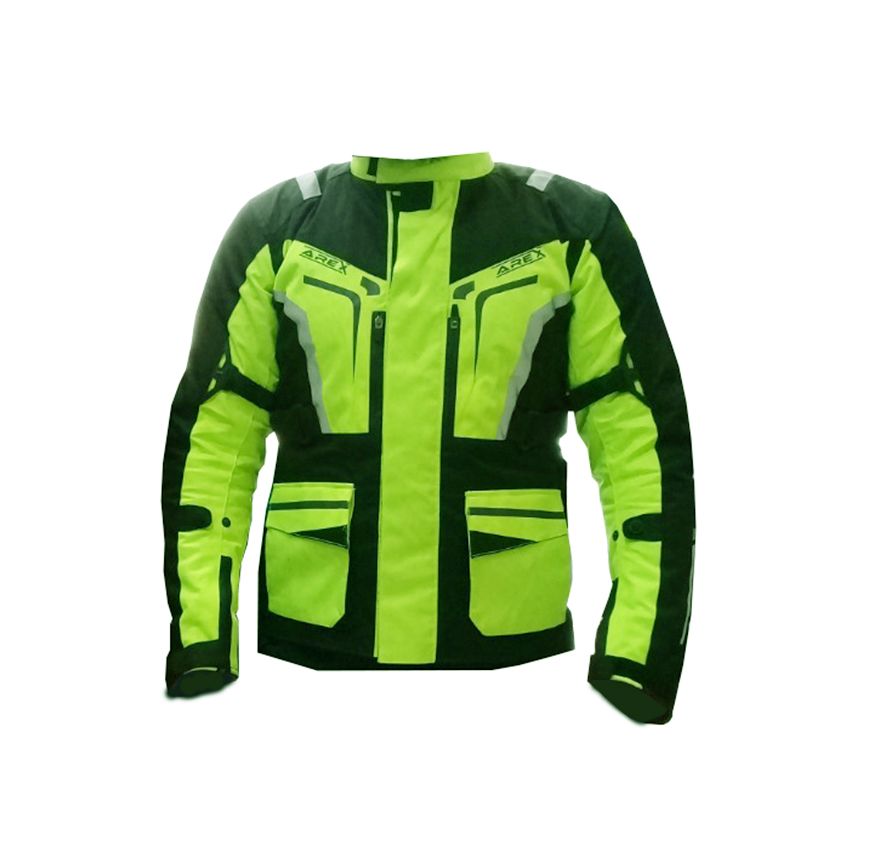 CHAQUETA AREX MR7 NEGRO AMARILLO
