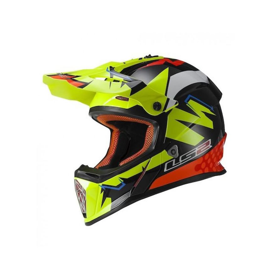 CASCO LS2 MX 437 FAST REPLICA VIÑALES AMARILLO