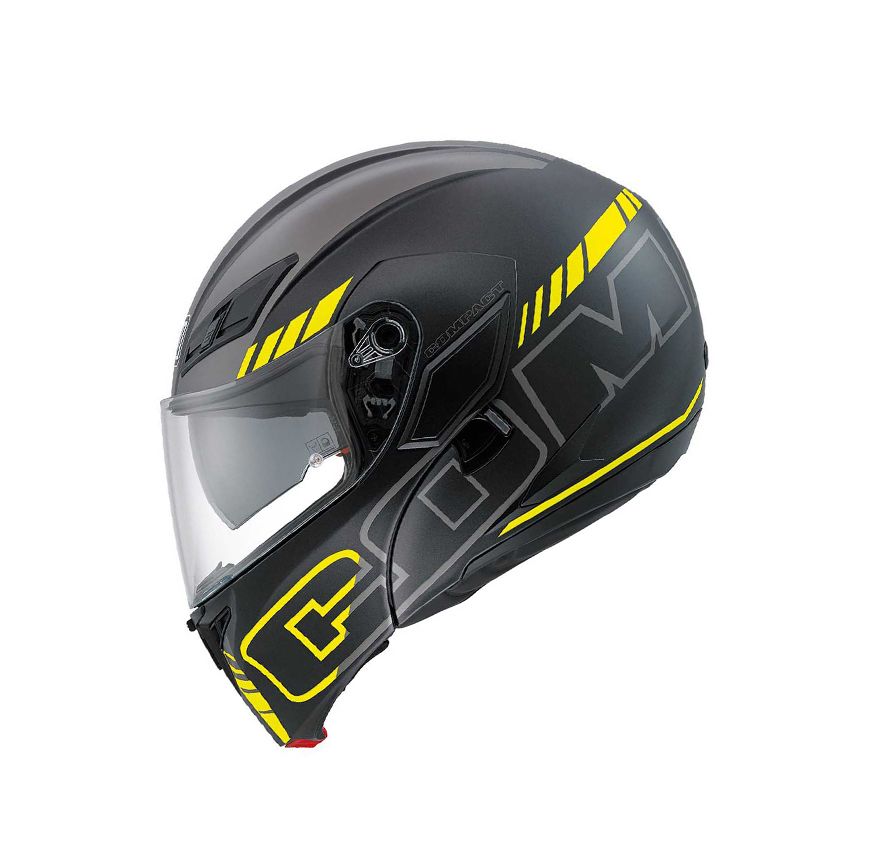 CASCO AGV COMPACT SEATTLE NEGRO/GRIS/AMARILLO