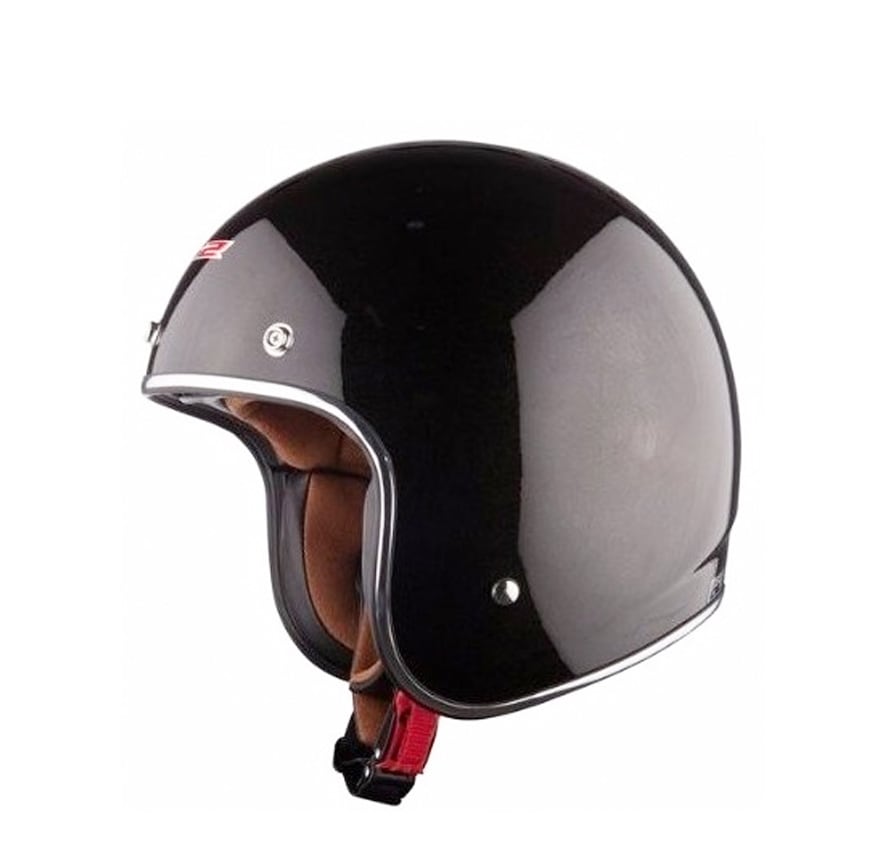 CASCO LS2 OF 583 BOBBER NEGRO BRILLO