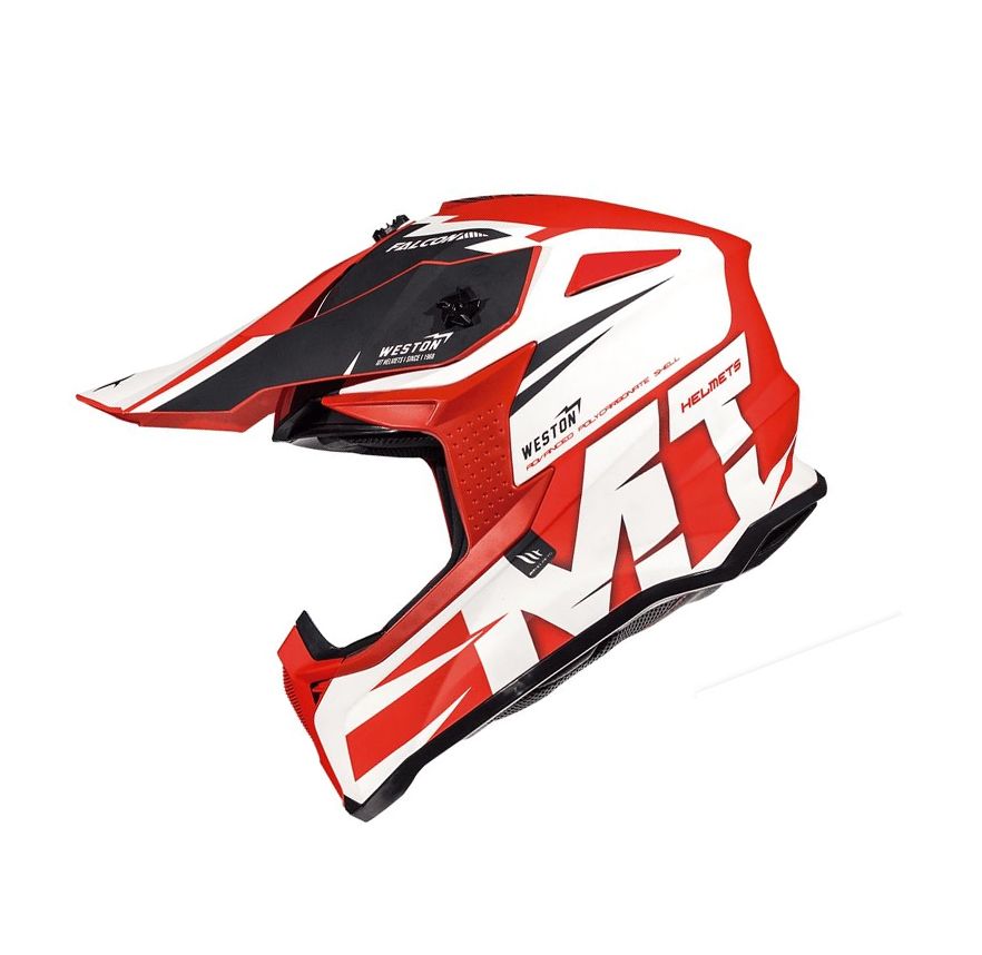 CASCO MT FALCON WESTON A0 ROJO