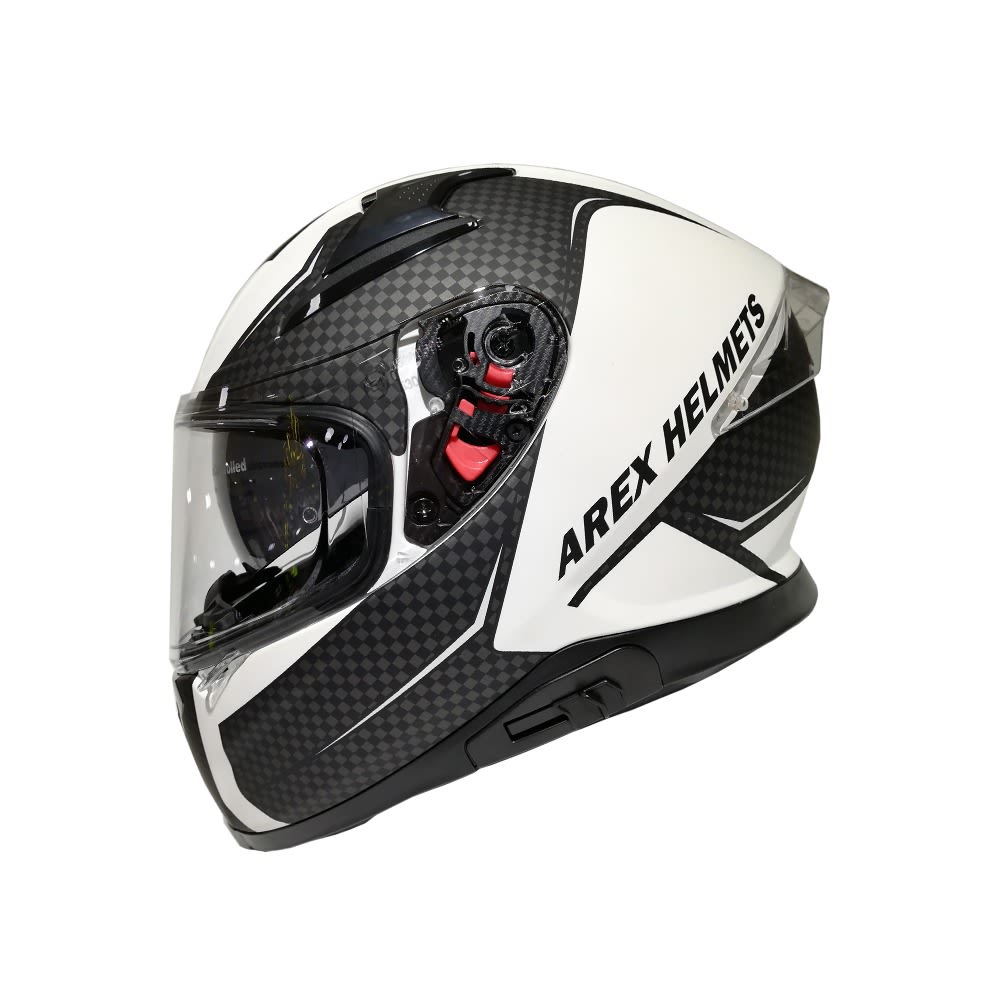 CASCO AREX FURY MR-917 CARBON BLANCO