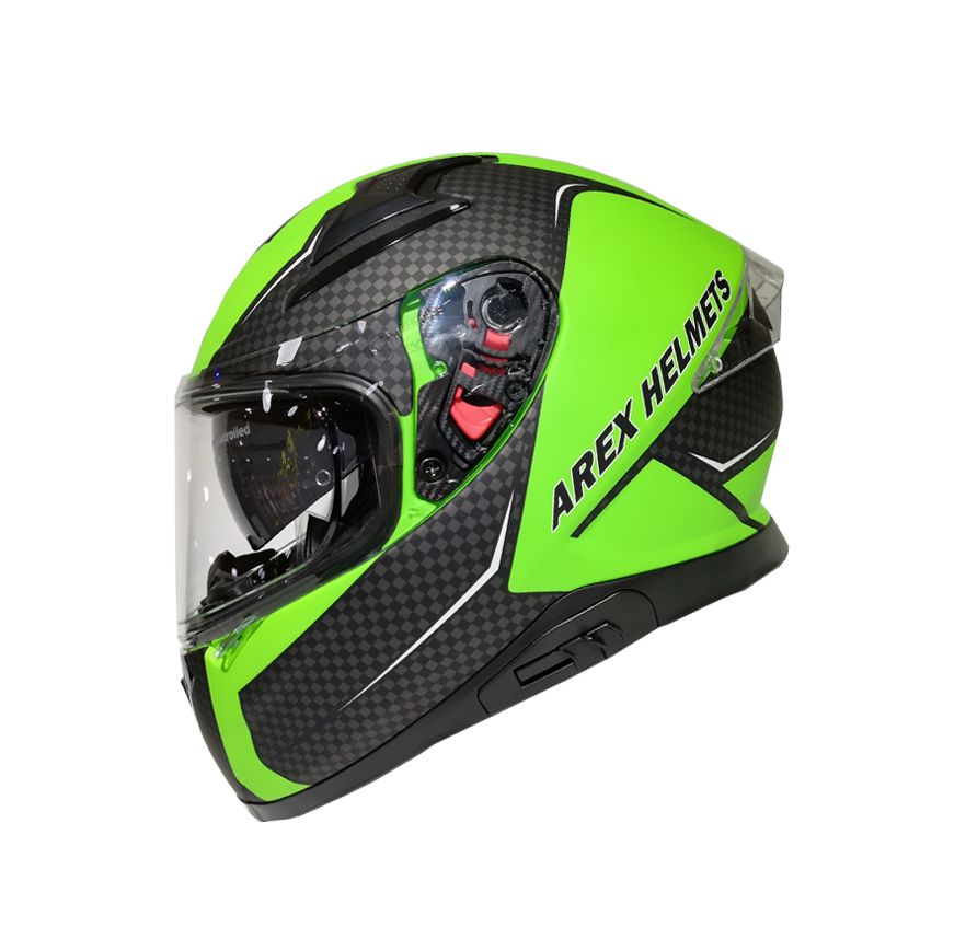 CASCO AREX FURY MR-917 CARBON VERDE