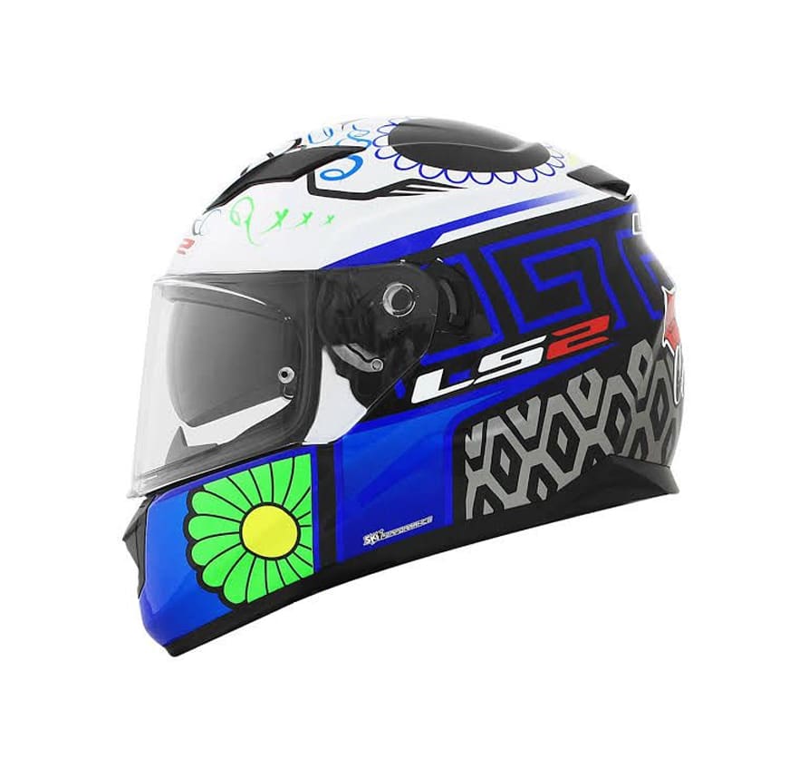 CASCO LS2 FF 320 COUNTURE NEGRO AZUL
