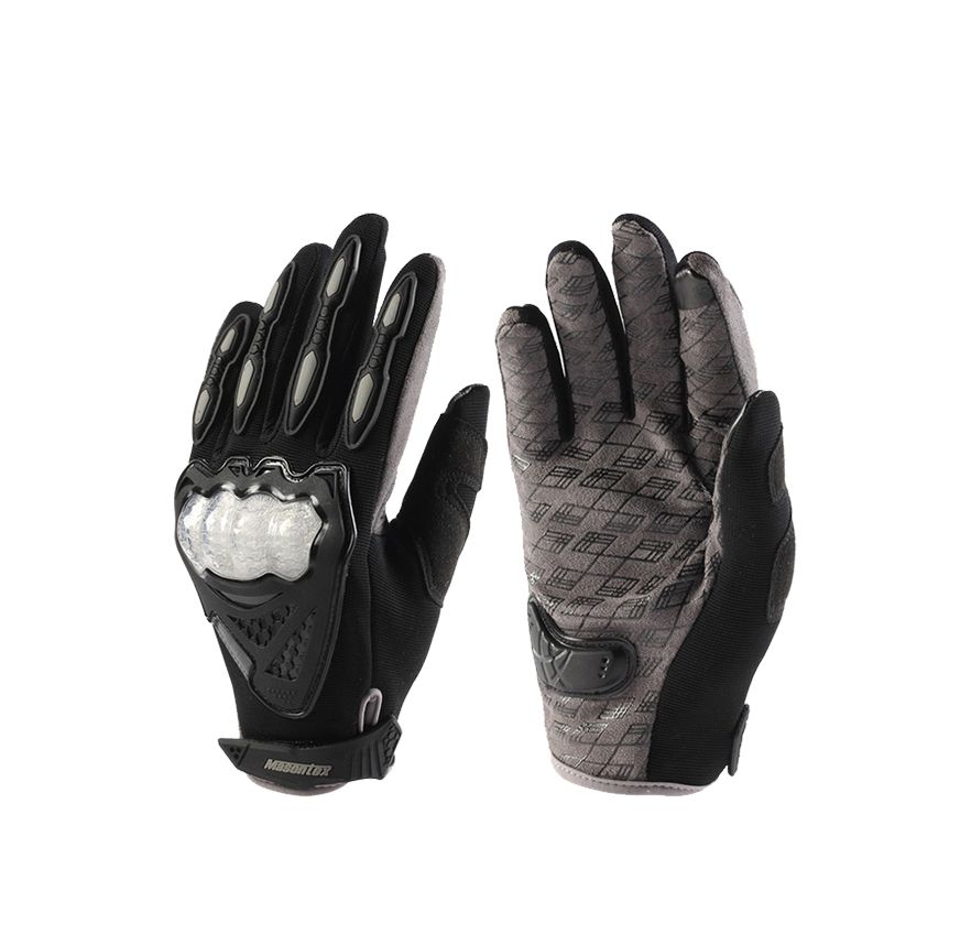 GUANTE NEGRO GRIS MR-034
