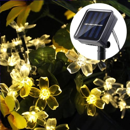 LUZ SOLAR FLOR CALIDA DECORATIVA 30 LED 6M