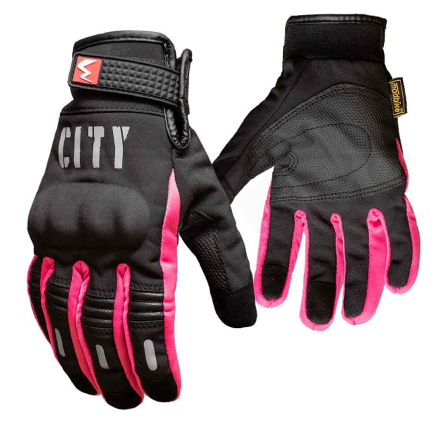 GUANTE CITY MAD-7 MR-1220101 NEGRO ROSA