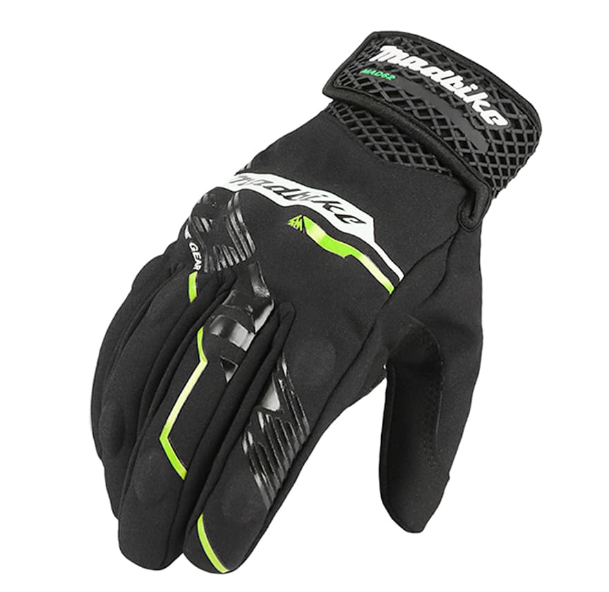 GUANTE MAD-62 MR-1220106 NEGRO LINEA AMARILLO