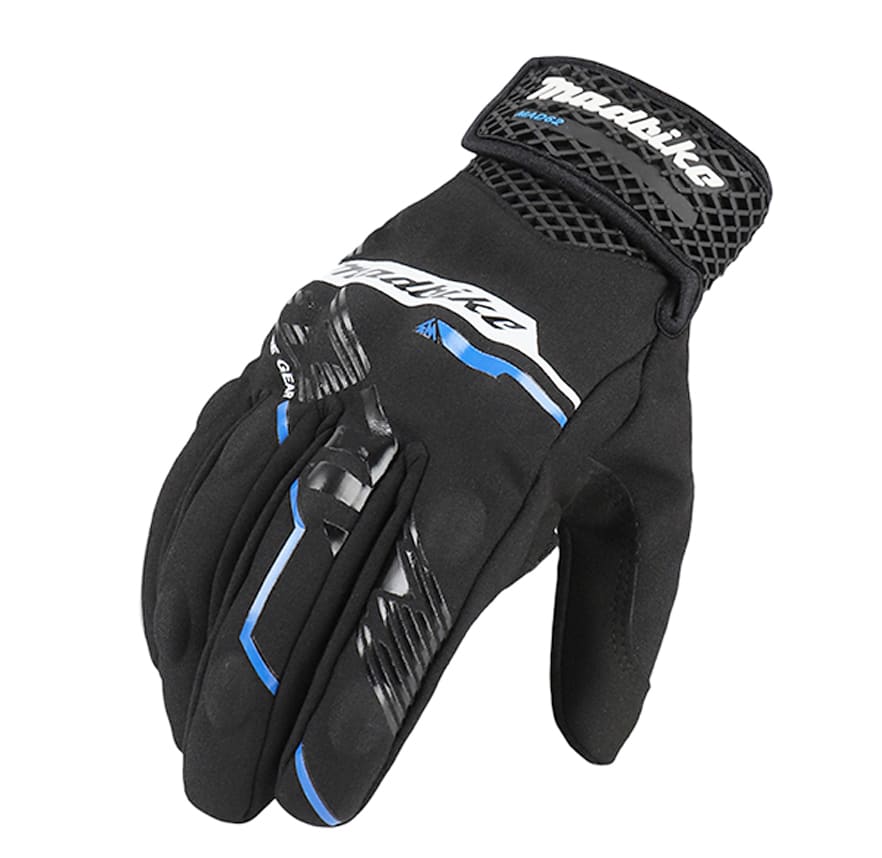 GUANTE MAD-62 MR-1220108 NEGRO LINEA AZUL