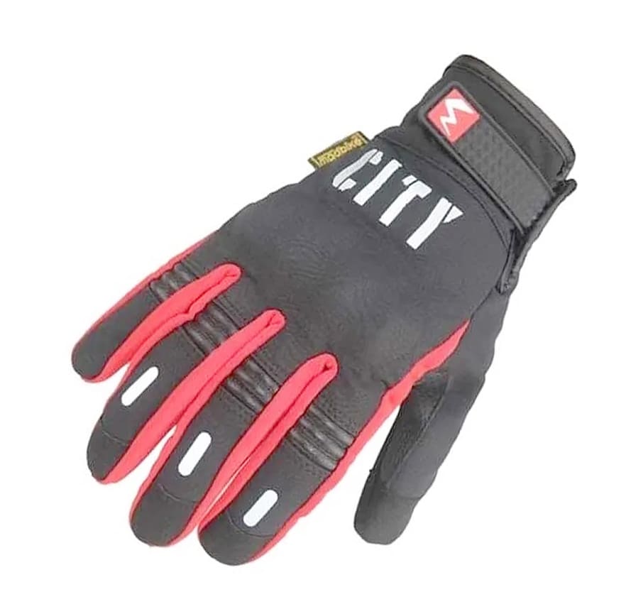 GUANTE CITY MR-1220111 NEGRO ROJO