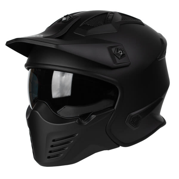 CASCO FASEED 726X MULTI FULL NEGRO MATE