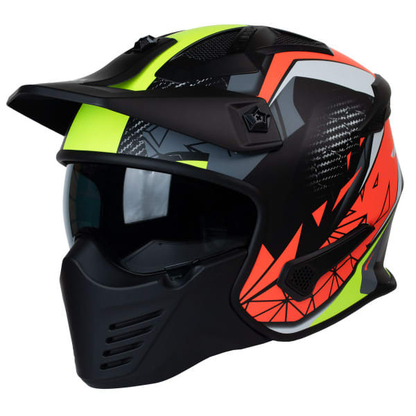 CASCO FASEED 726X MULTI QXH MATE NARANJO
