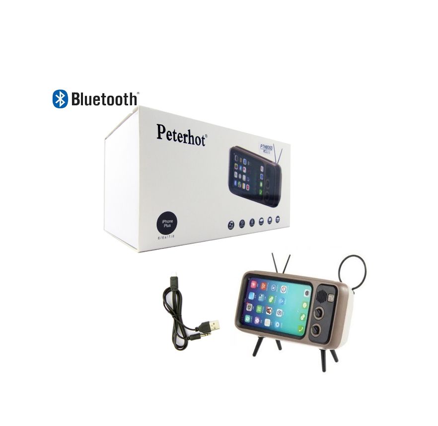 PARLANTE RECARGABLE COD.1284 MOD.TV RETRO PETERHOT